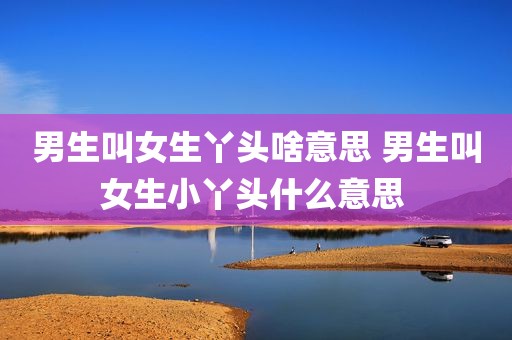 男生叫女生丫头啥意思 男生叫女生小丫头什么意思 