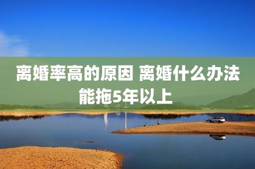 离婚率高的原因 离婚什么办法能拖5年以上 