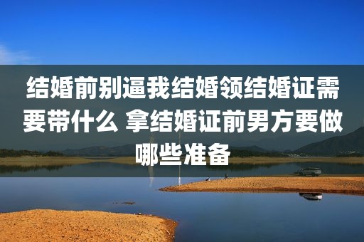 结婚前别逼我结婚领结婚证需要带什么 拿结婚证前男方要做哪些准备
