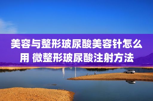 美容与整形玻尿酸美容针怎么用 微整形玻尿酸注射方法