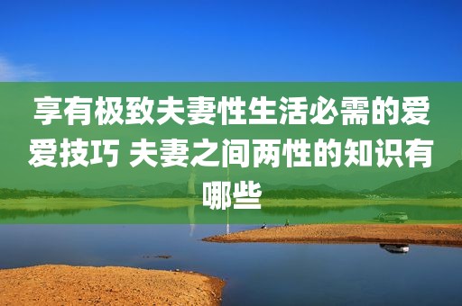 享有极致夫妻性生活必需的爱爱技巧 夫妻之间两性的知识有哪些