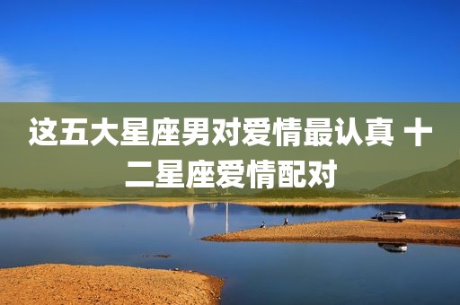 这五大星座男对爱情最认真 十二星座爱情配对