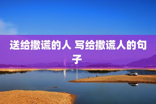 送给撒谎的人 写给撒谎人的句子 