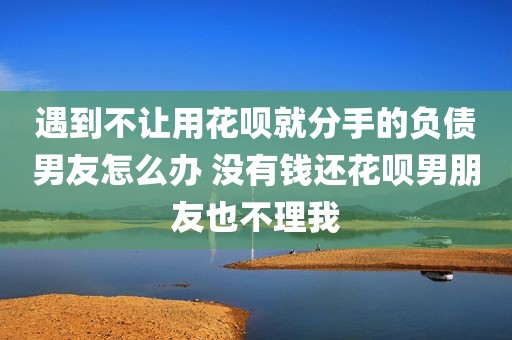 遇到不让用花呗就分手的负债男友怎么办 没有钱还花呗男朋友也不理我