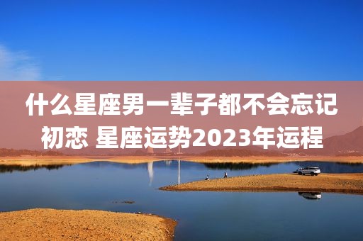 什么星座男一辈子都不会忘记初恋 星座运势2023年运程