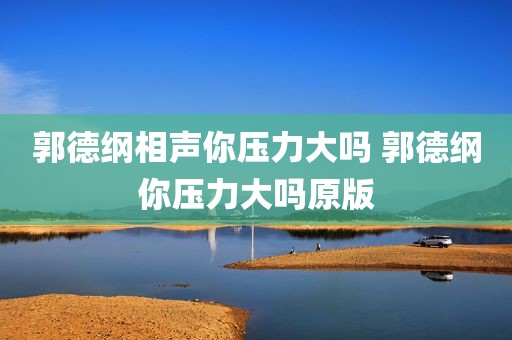 郭德纲相声你压力大吗 郭德纲你压力大吗原版