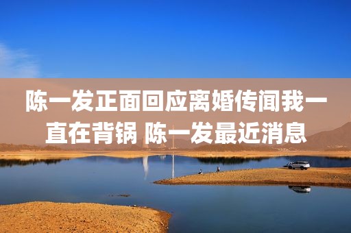 陈一发正面回应离婚传闻我一直在背锅 陈一发最近消息