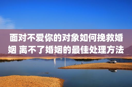 面对不爱你的对象如何挽救婚姻 离不了婚姻的最佳处理方法
