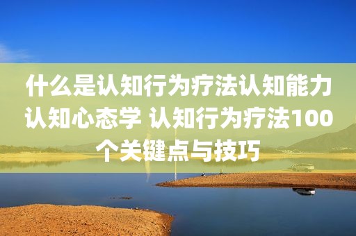 什么是认知行为疗法认知能力认知心态学 认知行为疗法100个关键点与技巧