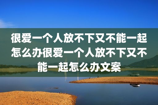 很爱一个人放不下又不能一起怎么办很爱一个人放不下又不能一起怎么办文案
