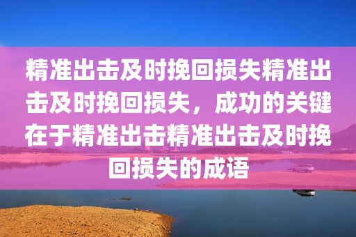 精准出击及时挽回损失精准出击及时挽回损失，成功的关键在于精准出击精准出击及时挽回损失的成语