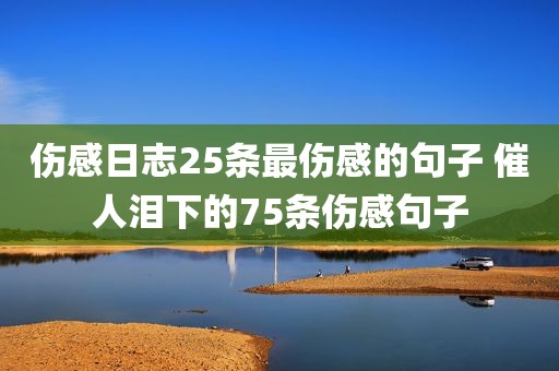 伤感日志25条最伤感的句子 催人泪下的75条伤感句子