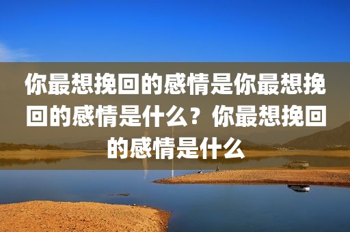 你最想挽回的感情是你最想挽回的感情是什么？你最想挽回的感情是什么