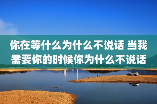 你在等什么为什么不说话 当我需要你的时候你为什么不说话