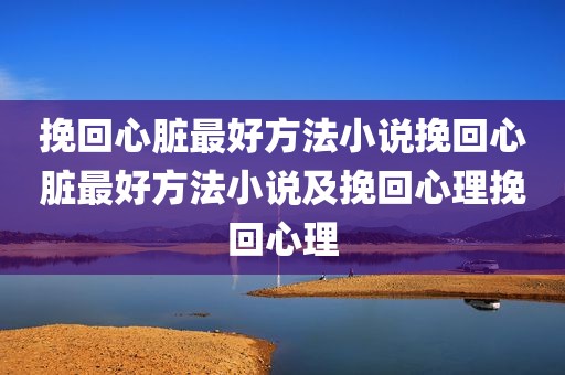 挽回心脏最好方法小说挽回心脏最好方法小说及挽回心理挽回心理