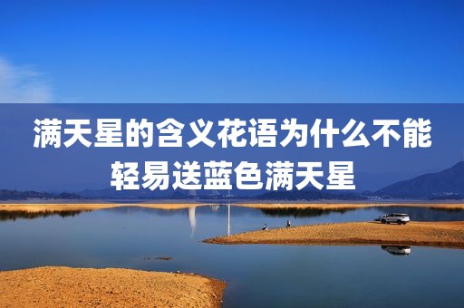满天星的含义花语为什么不能轻易送蓝色满天星