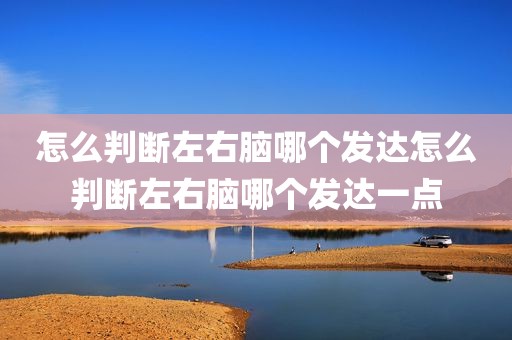 怎么判断左右脑哪个发达怎么判断左右脑哪个发达一点