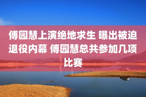 傅园慧上演绝地求生 曝出被迫退役内幕 傅园慧总共参加几项比赛