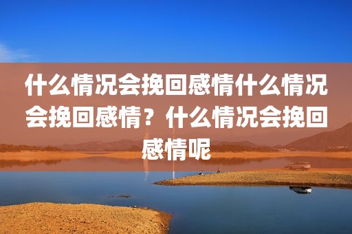 什么情况会挽回感情什么情况会挽回感情？什么情况会挽回感情呢