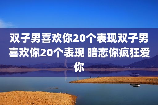 双子男喜欢你20个表现双子男喜欢你20个表现 暗恋你疯狂爱你