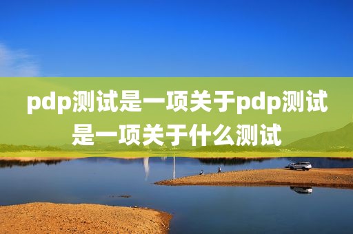 pdp测试是一项关于pdp测试是一项关于什么测试