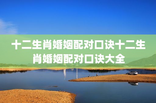 十二生肖婚姻配对口诀十二生肖婚姻配对口诀大全