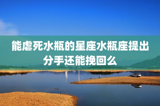 能虐死水瓶的星座水瓶座提出分手还能挽回么