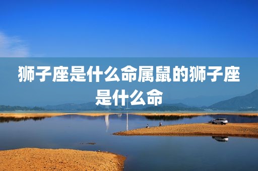 狮子座是什么命属鼠的狮子座是什么命