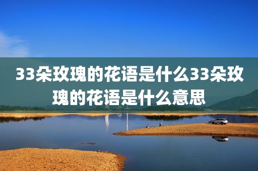 33朵玫瑰的花语是什么33朵玫瑰的花语是什么意思