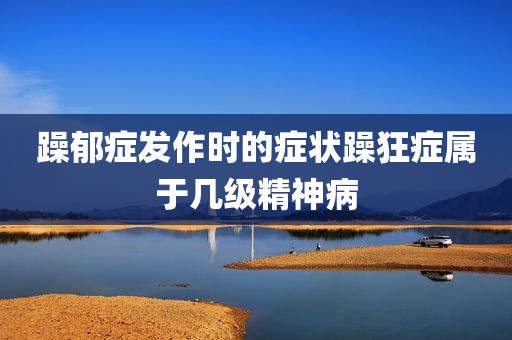 躁郁症发作时的症状躁狂症属于几级精神病