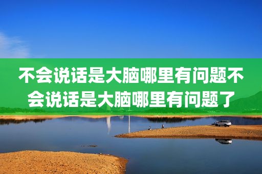 不会说话是大脑哪里有问题不会说话是大脑哪里有问题了