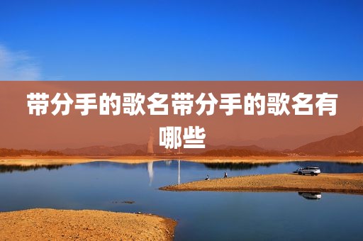 带分手的歌名带分手的歌名有哪些