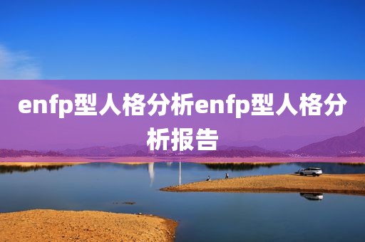 enfp型人格分析enfp型人格分析报告