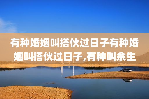 有种婚姻叫搭伙过日子有种婚姻叫搭伙过日子,有种叫余生