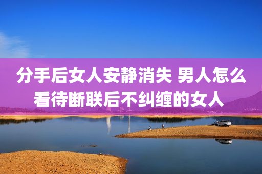 分手后女人安静消失 男人怎么看待断联后不纠缠的女人 