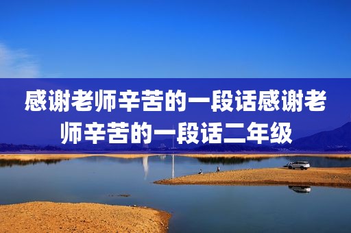 感谢老师辛苦的一段话感谢老师辛苦的一段话二年级