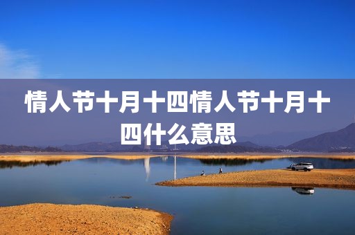 情人节十月十四情人节十月十四什么意思