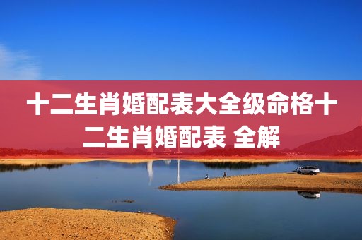 十二生肖婚配表大全级命格十二生肖婚配表 全解