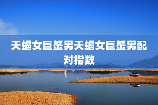 天蝎女巨蟹男天蝎女巨蟹男配对指数