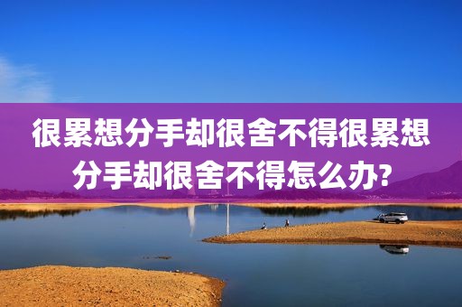 很累想分手却很舍不得很累想分手却很舍不得怎么办?