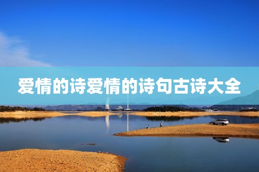 爱情的诗爱情的诗句古诗大全