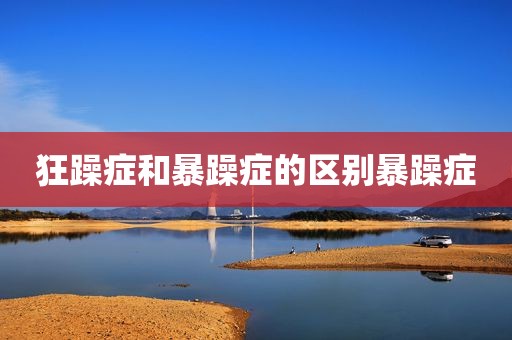 狂躁症和暴躁症的区别暴躁症
