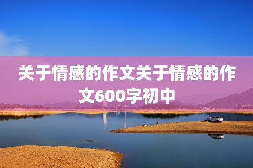 关于情感的作文关于情感的作文600字初中