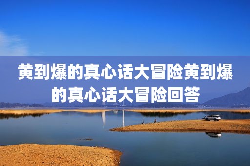 黄到爆的真心话大冒险黄到爆的真心话大冒险回答