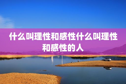 什么叫理性和感性什么叫理性和感性的人