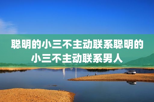 聪明的小三不主动联系聪明的小三不主动联系男人