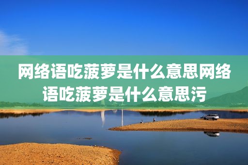 网络语吃菠萝是什么意思网络语吃菠萝是什么意思污