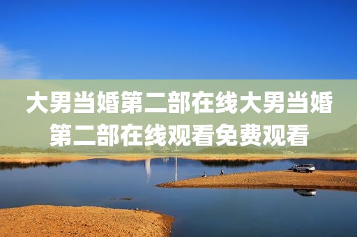 大男当婚第二部在线大男当婚第二部在线观看免费观看