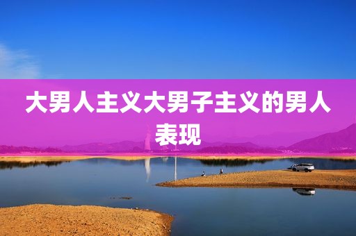 大男人主义大男子主义的男人表现