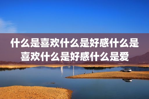 什么是喜欢什么是好感什么是喜欢什么是好感什么是爱